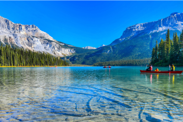 Emerald Lake,Yoho National Park in Canada