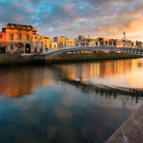 Ha'penny,Bridge,,Dublin,,Ireland.