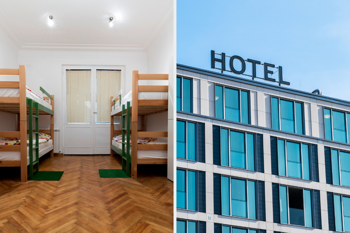 Hostels versus hotels: which one is better and why